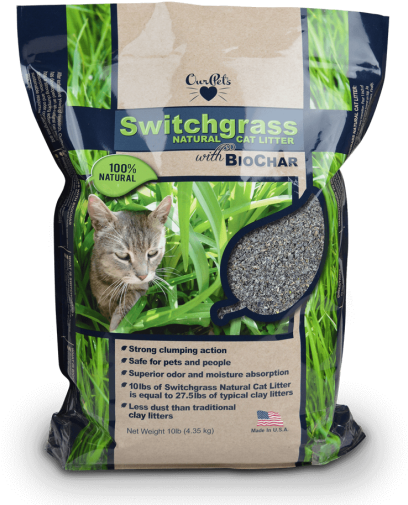 Ourpets Litter Switchgrass Natural Litter Biochar (566x566), Png Download
