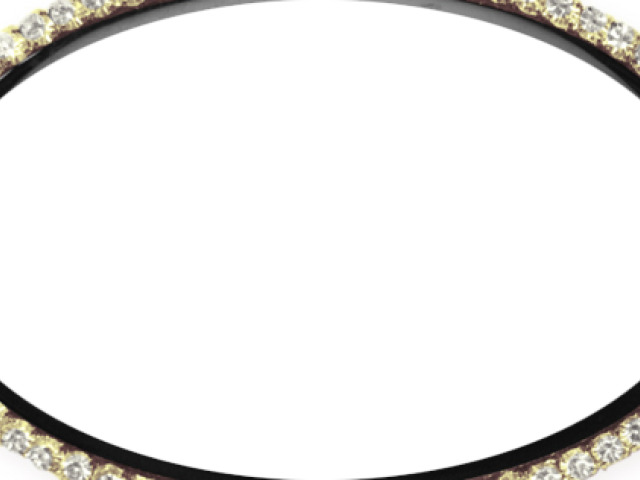Rhinestone Clipart Silver Frame - Circle (640x480), Png Download