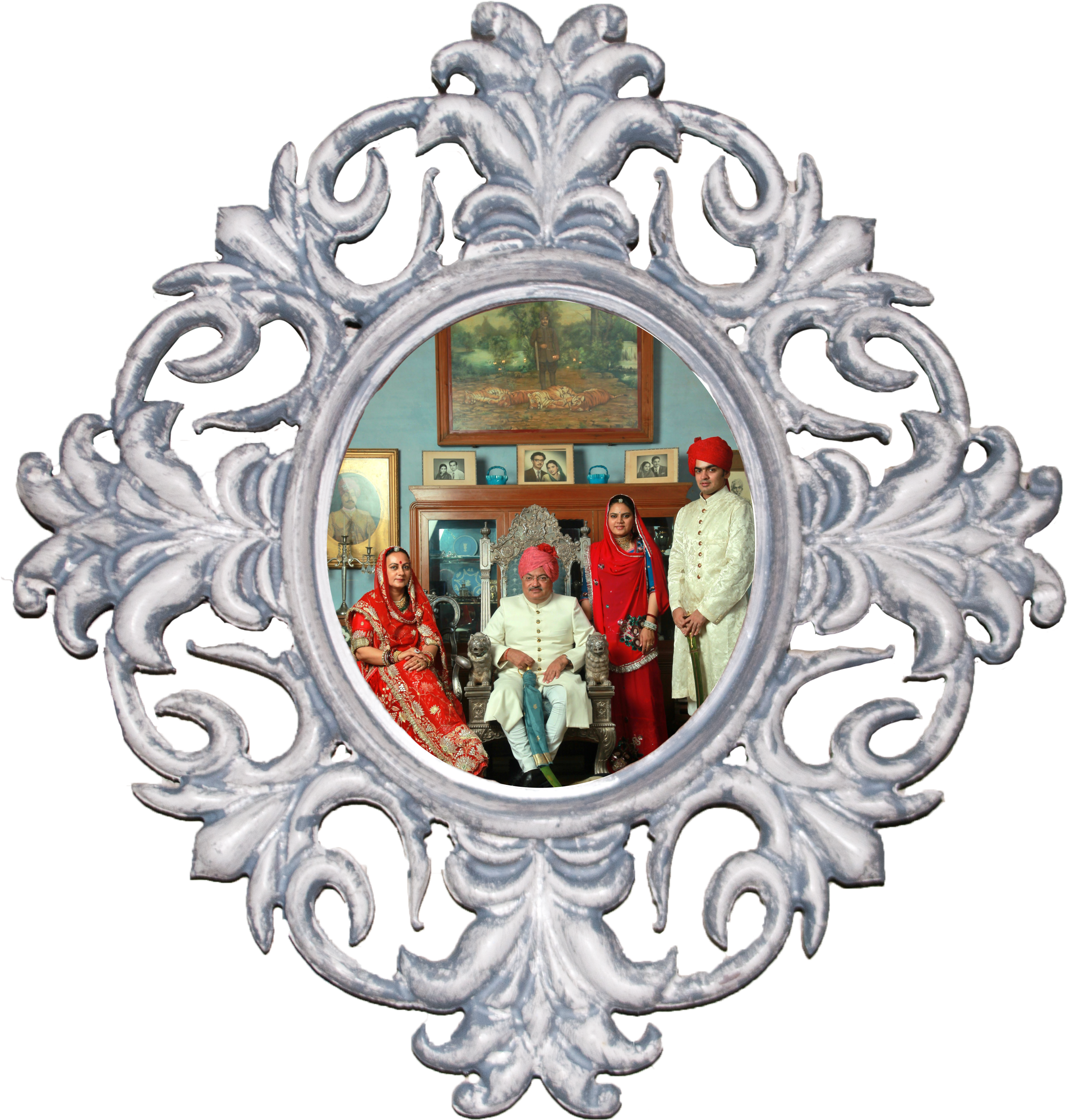 Silver Frame - Picture Frame (2810x2910), Png Download