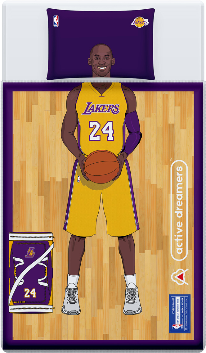 Kobe Bryant Blanket (830x1199), Png Download