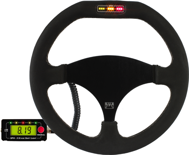 Steering Wheels - Steering Wheel With Shift Lights (800x533), Png Download