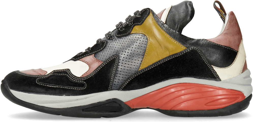 Sneakers Kobe 1 Suede Pattini Black Ruby White Sol - Sneakers (1024x1024), Png Download
