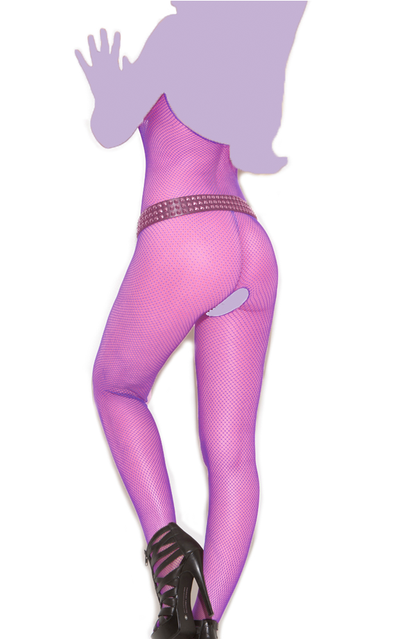 Halter Fishnet Bodystocking - Tights (1024x1024), Png Download