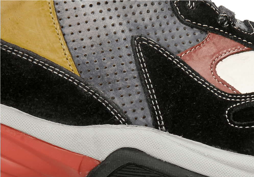 Sneakers Kobe 1 Suede Pattini Black Ruby White Sol - Outdoor Shoe (1024x1024), Png Download