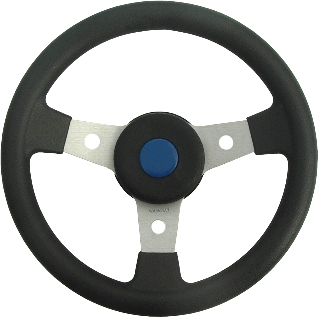 2200182 Imitation Leather/anodised Alu Diam - Land Rover Serie 3 Steering Wheel (1024x1022), Png Download