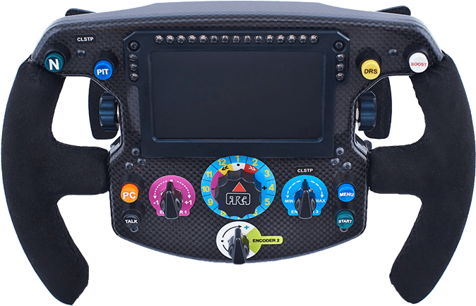Rexing Formula Steering Wheel - Sim Racing Steering Wheel (700x600), Png Download