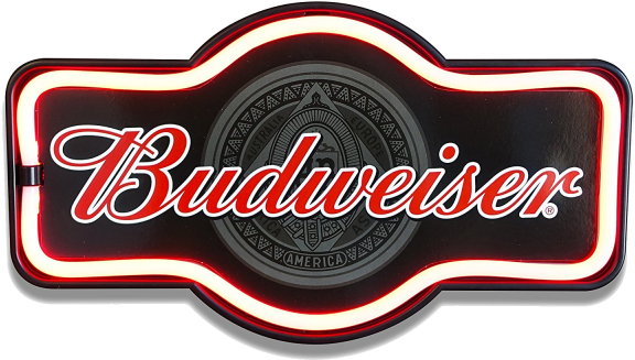 Budweiser Logo Led Tube - Label (600x600), Png Download