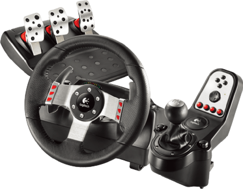 Logitech 941-000092 G27 Usb Racing Wheel Refresh - Logitech G27 (1024x768), Png Download
