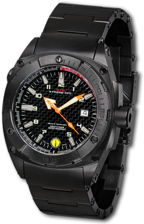 Mtm Special Ops Black Seal Watch - Analog Watch (720x720), Png Download