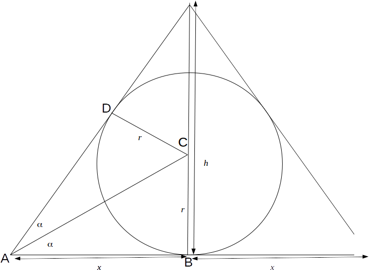 From The Diagra Ac Is Common To Triangles Abc And Acd, - Circle (748x547), Png Download
