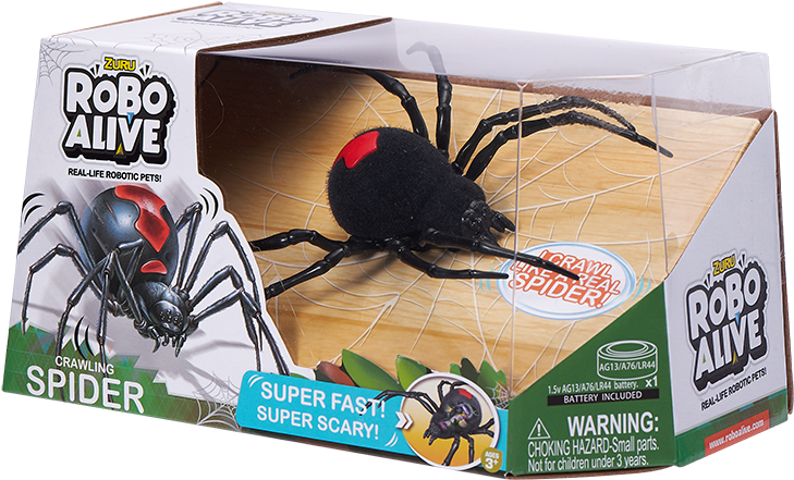 Robo Alive Crawling Spider - Robot (800x800), Png Download