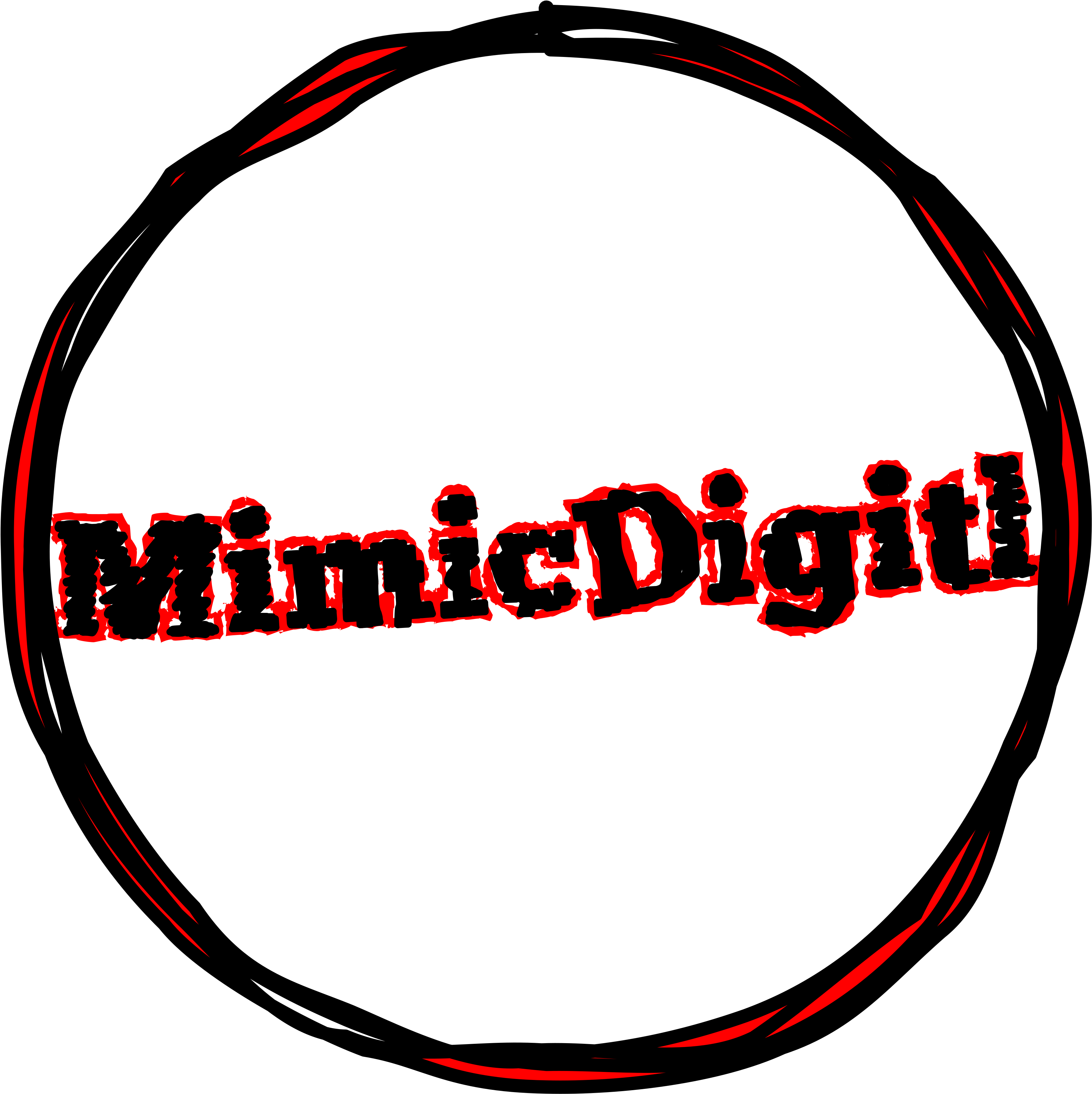 Handdrawnmimic - Circle (4167x4167), Png Download