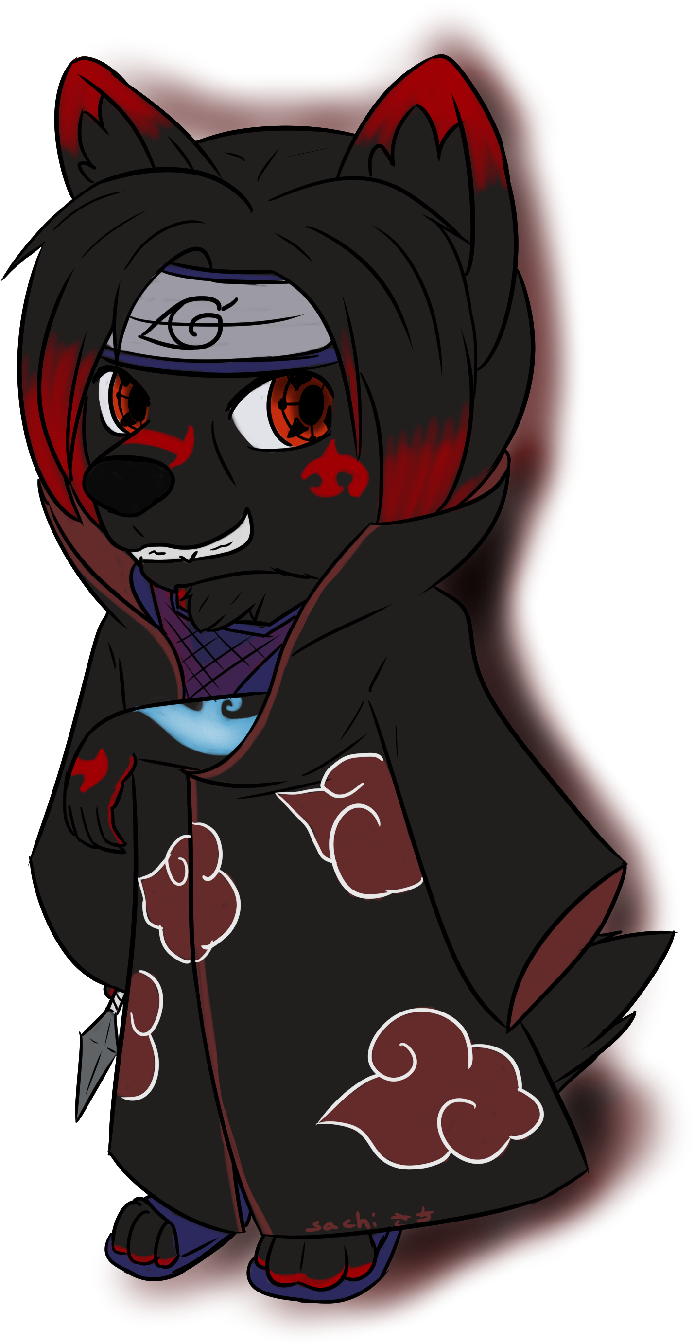 Itachi Nanook - Cartoon (2000x3000), Png Download