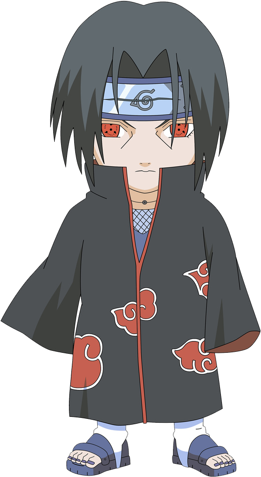 Cute Itachi Chibi Photo - Itachi Sd (560x1024), Png Download