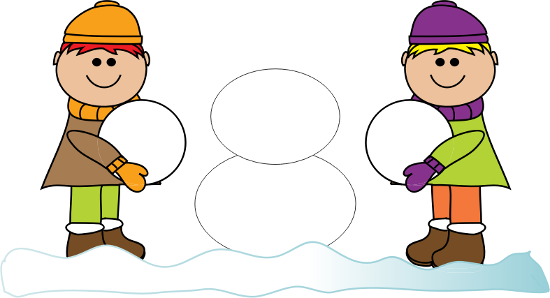 Medium Image - Build A Snowman Clipart (787x427), Png Download