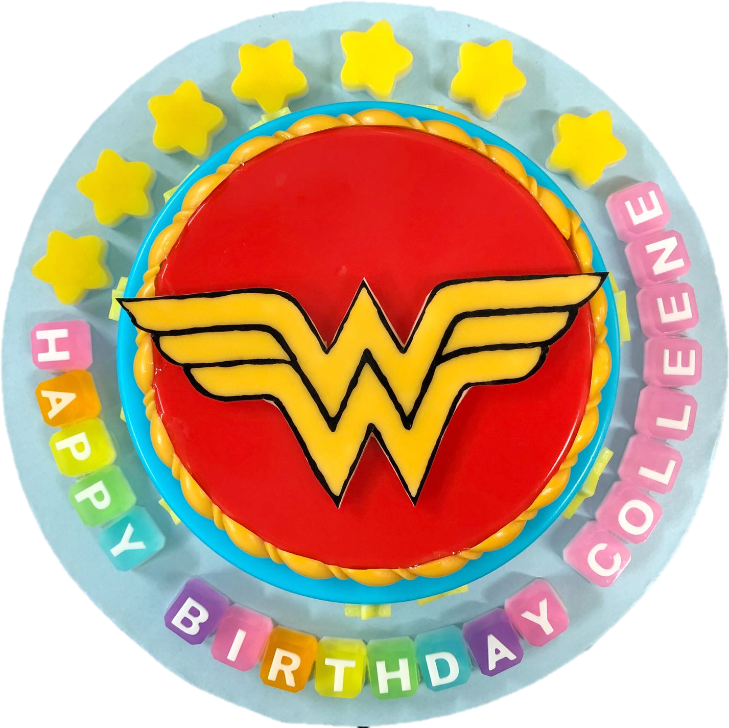 Wonder Woman Hand Drawn - Logo Happy Birthday Wonder Woman (1600x1538), Png Download