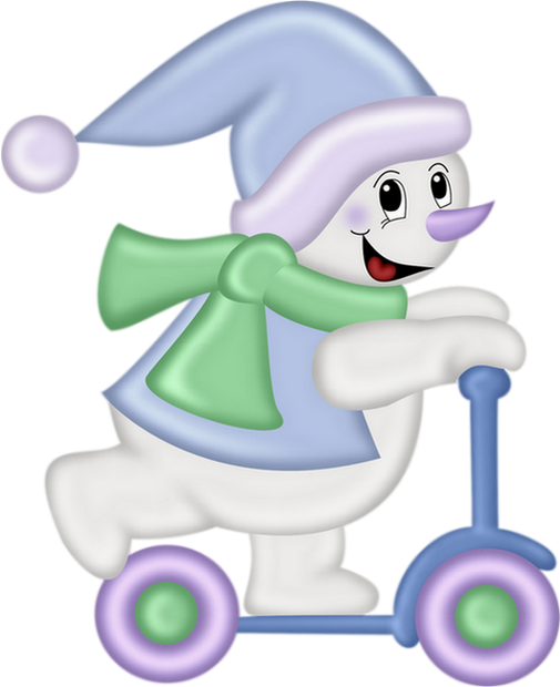 Snowman (505x620), Png Download