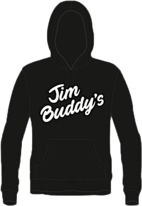 Jim Buddy Apparel Unisex Black Hoodie - Hoodie (1111x736), Png Download