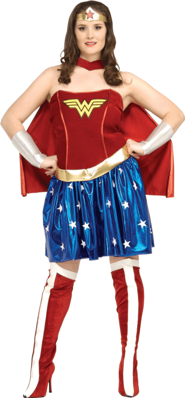 Wonder Woman Sexy - Déguisement Wonder Woman Femme (800x1268), Png Download