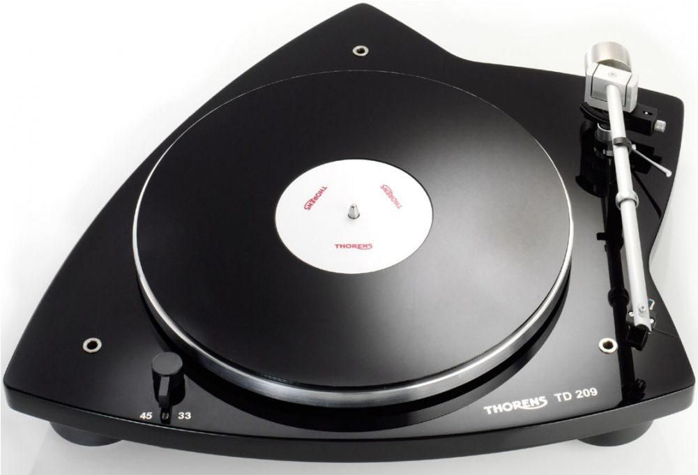 Thorens Td209 Black (1000x1000), Png Download