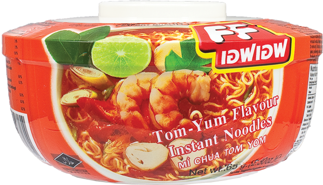Ff Instant Noodle - Tom Yum Noodle Bowl (640x640), Png Download