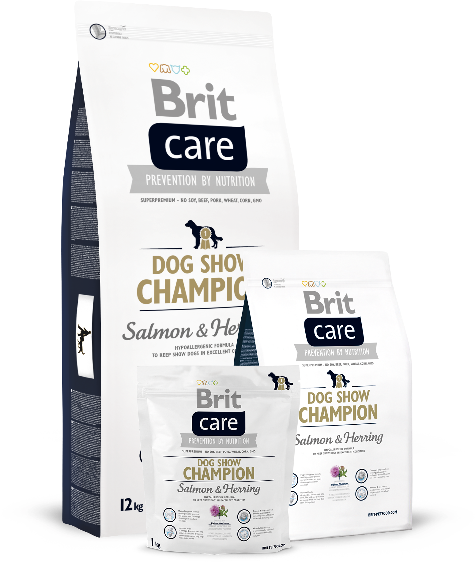 Brit Care Dog Show Champion - Sensitivity Brit Care Dog Show Champion Salmon & (1595x2126), Png Download
