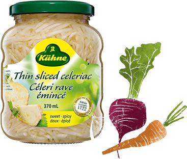 Celery Salad - Kühne (437x747), Png Download