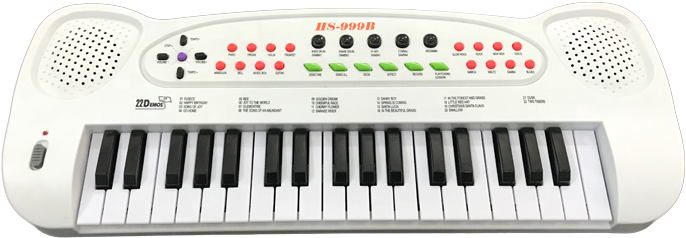Small Plastic Toys Kids Musical Instruments Keyboard - Electric Piano Hs 3730 (700x700), Png Download