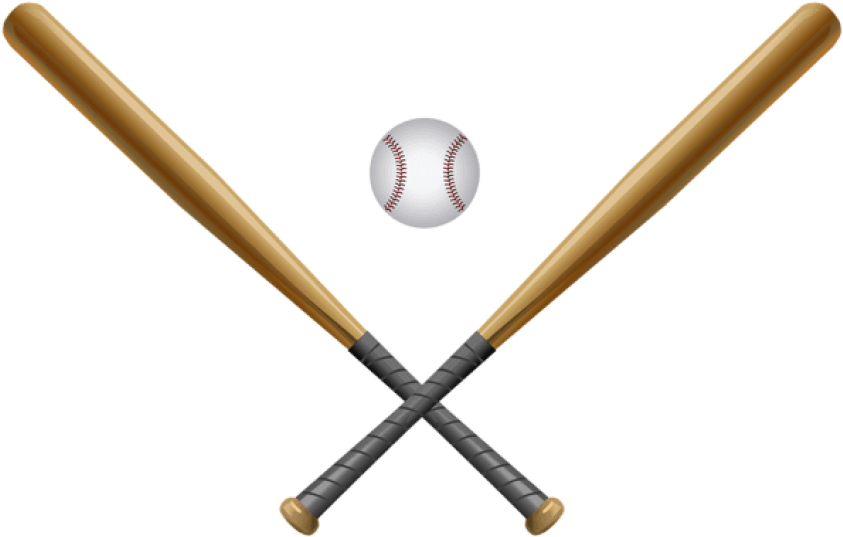 Download Baseball Set Png Images Background - Baseball Bat Border (850x540), Png Download