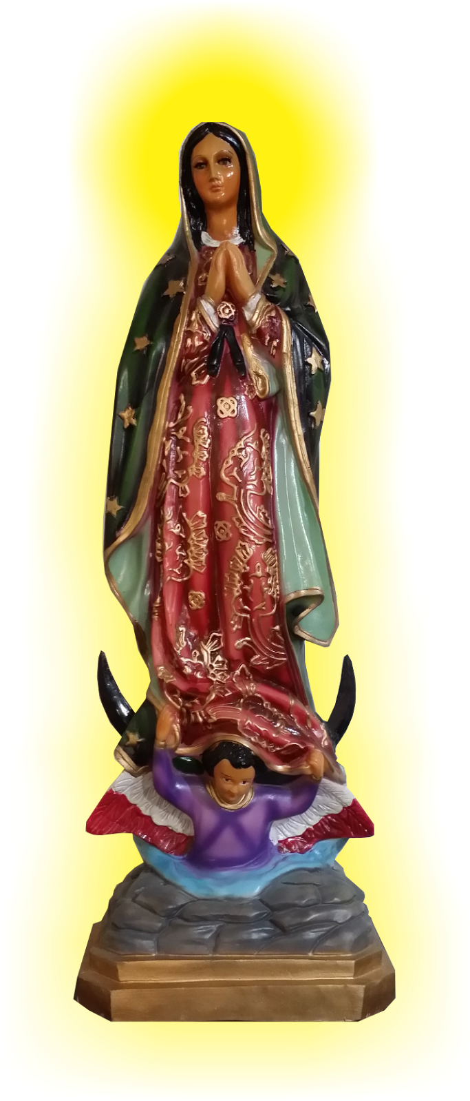 Glorifica Mi Alma Al Señor Y Mi Espíritu Se Llena De - Figurine (703x1600), Png Download