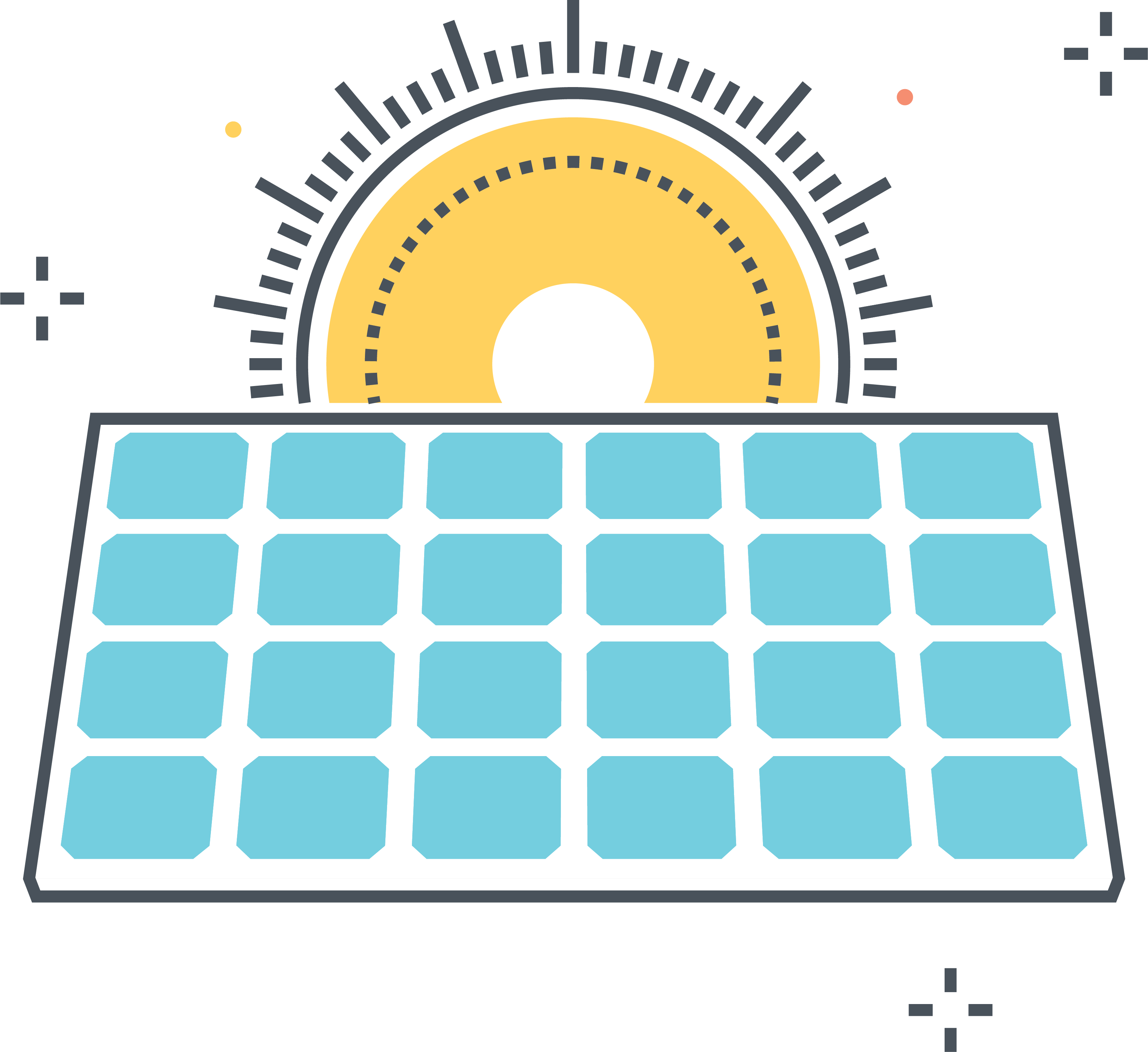Sun Iconcoastal Solar2018 10 25t14 - Circle (3375x3093), Png Download