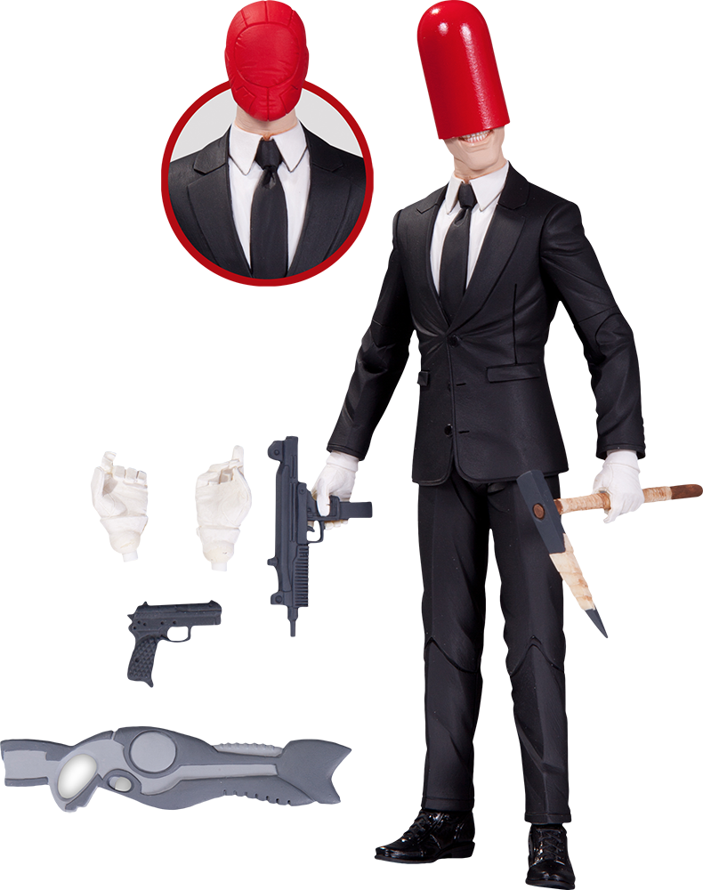 The Red Hood 7" Designer Action Figure - Red Hood By Greg Capullo Action Figure (790x1000), Png Download