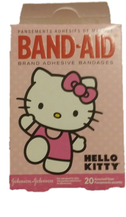 Hello Kitty Band-aids • Transparent - Free Printable Hello Kitty Thank You Tags (511x810), Png Download