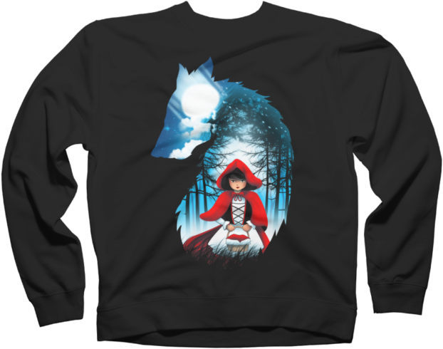 Red Hood Wolf $44 - Extended Dream Team (650x650), Png Download