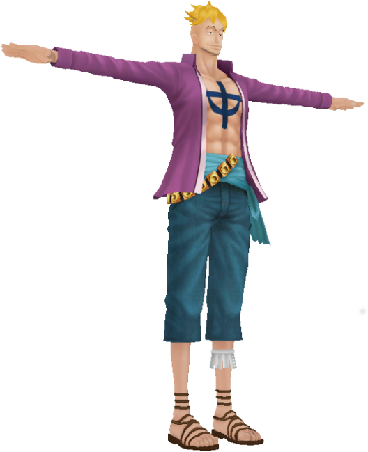Download Zip Archive - One Piece Marco Png (750x650), Png Download