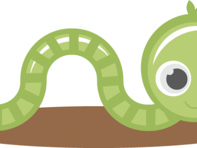 Worm Clipart Adorable - Illustration (640x480), Png Download