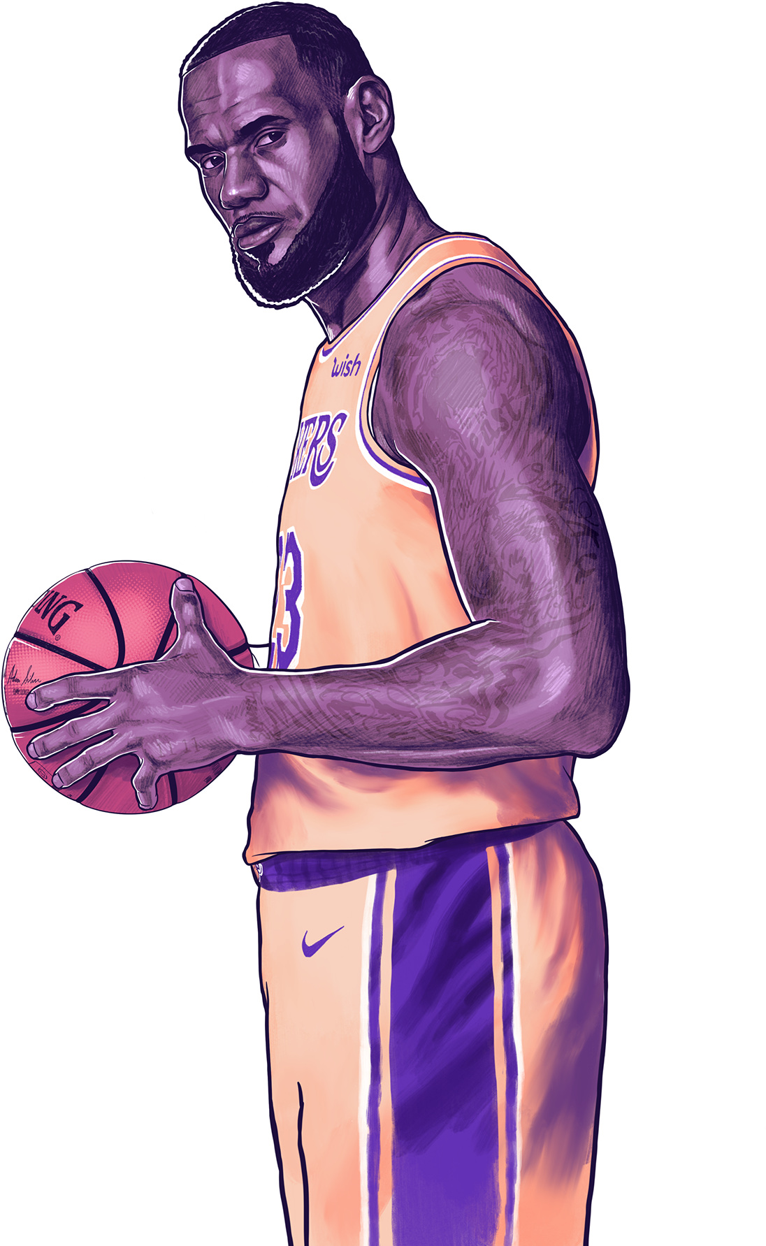 Save To Collection - Basketball Player (1400x1980), Png Download