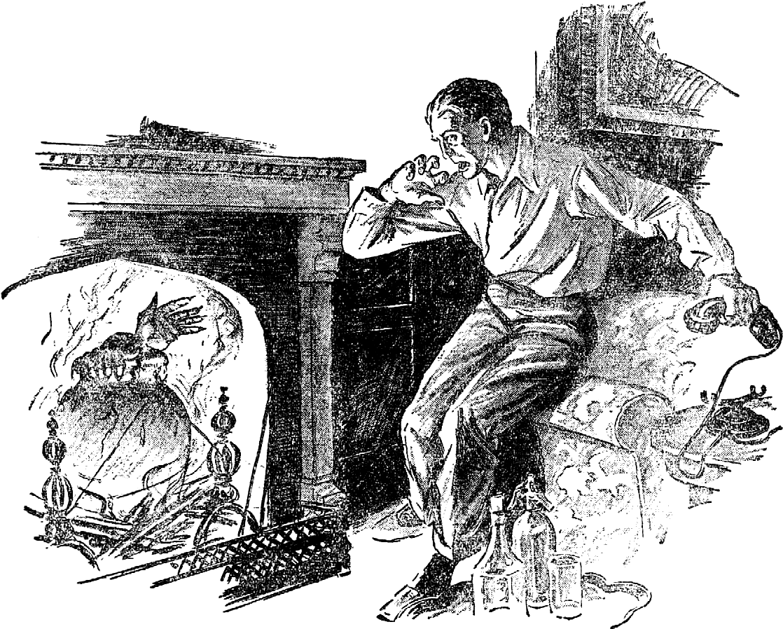 Weird Tales, Nov 1938 P - Illustration (1133x913), Png Download