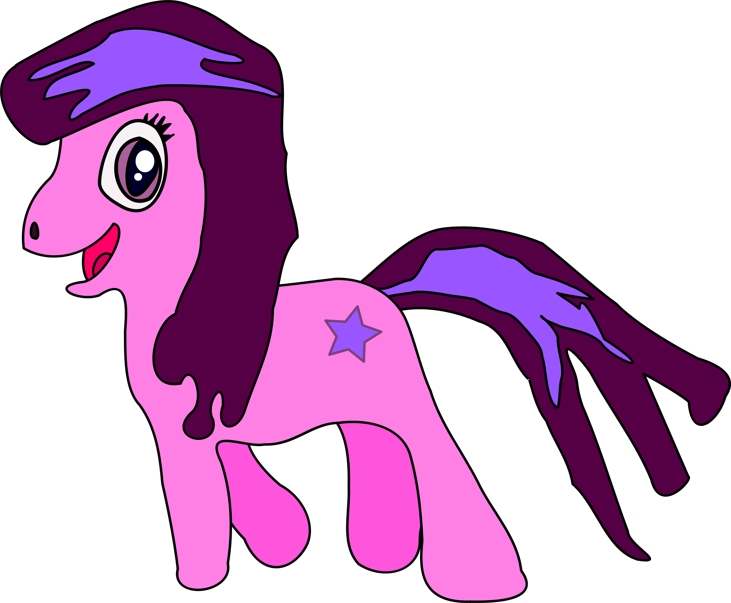 This Free Icons Png Design Of Magic Pony (2400x1982), Png Download
