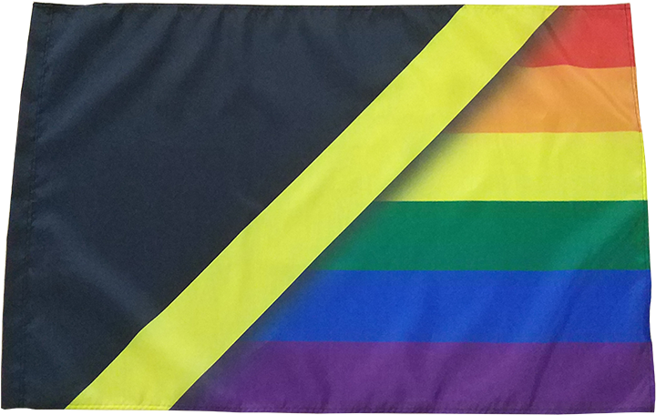 المطبوعة البوليستر Rainbow Flag المثليين - Patchwork (800x800), Png Download