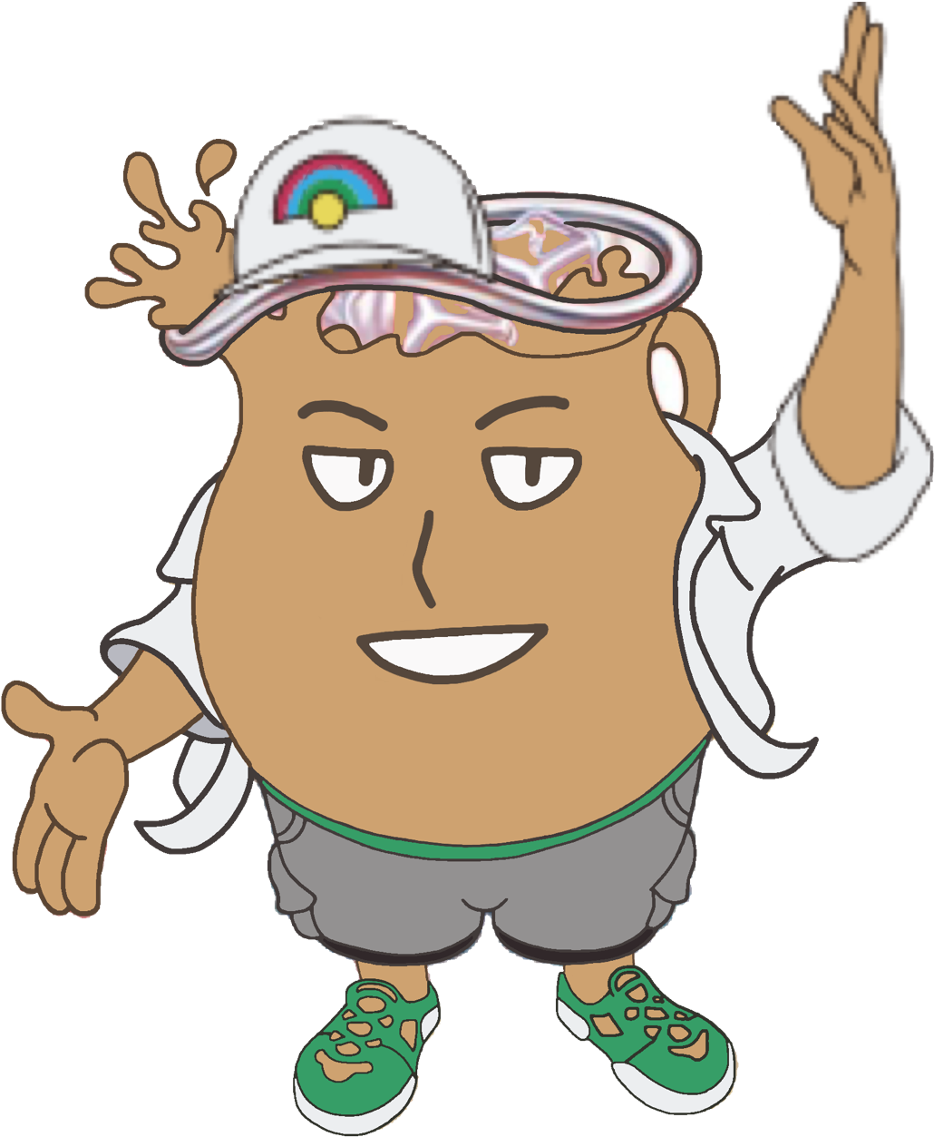 “oh, Yeah ” -the Kukuil Aid Man - Cartoon (1076x1280), Png Download