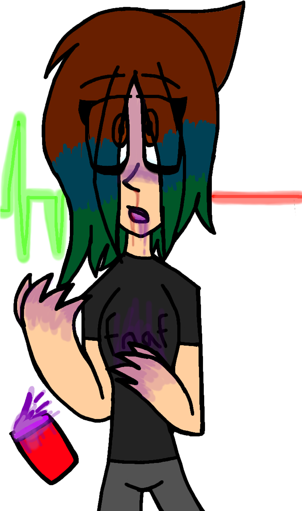 The Purple - Cartoon (1024x1821), Png Download