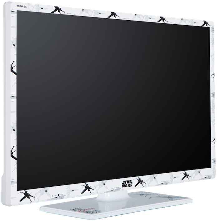 Toshiba Strikes Back With Star Wars-themed Tv - Toshiba Star Wars Tv (790x747), Png Download