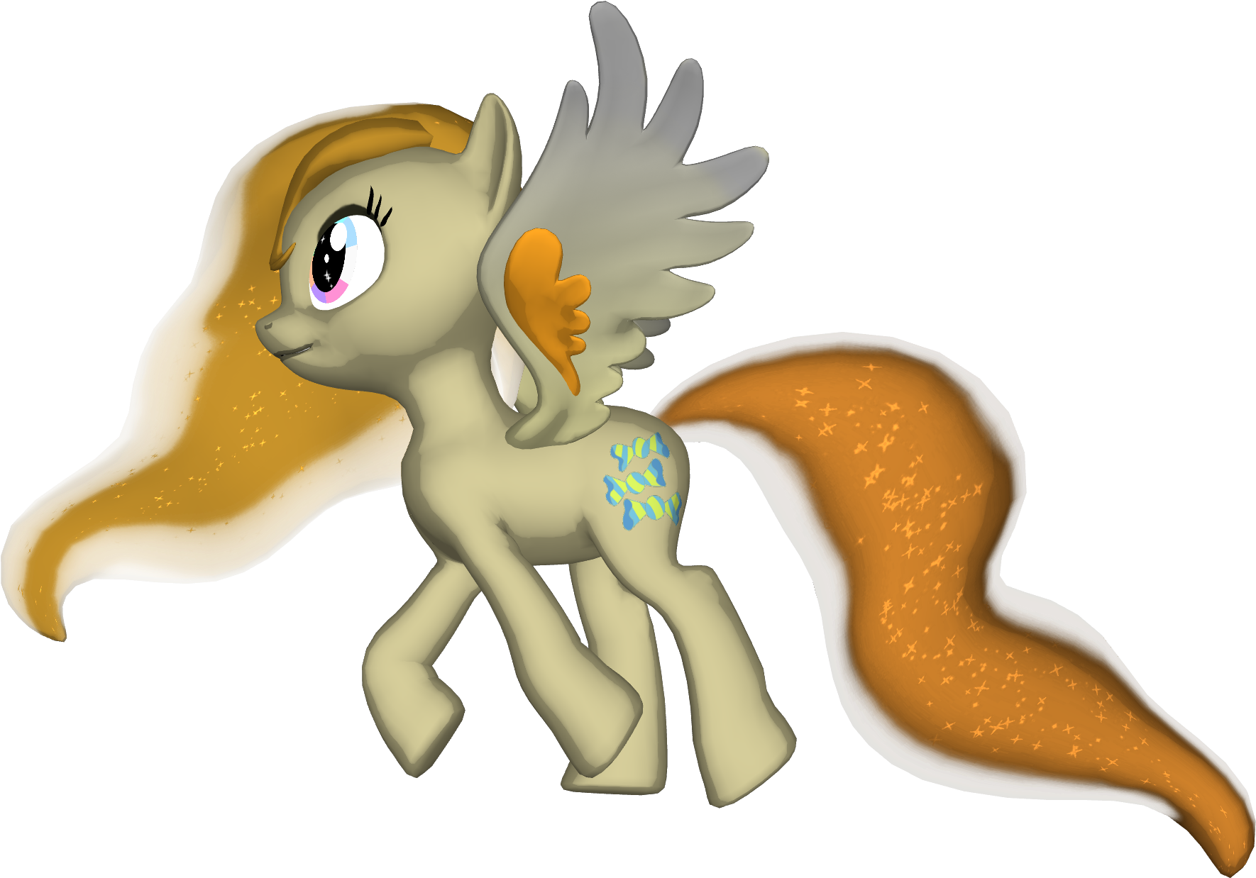 My Little Pony - Little Pony Png 3d (2000x1500), Png Download