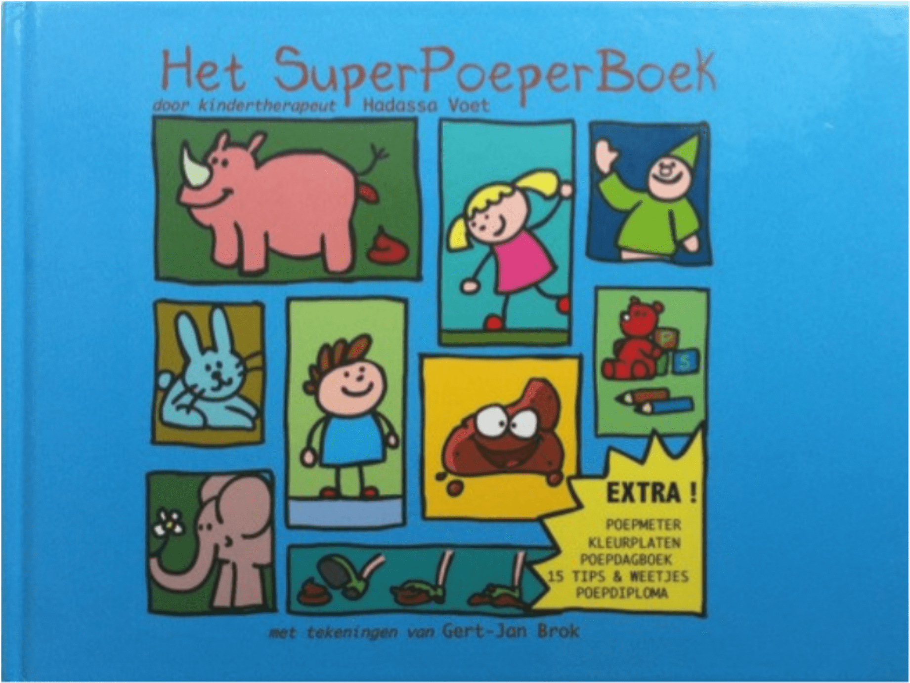 Het Superpoeperboek - Cartoon (1900x1900), Png Download