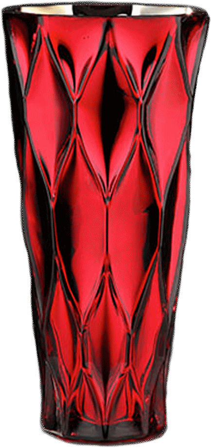 Red Glass Vase (1024x1024), Png Download