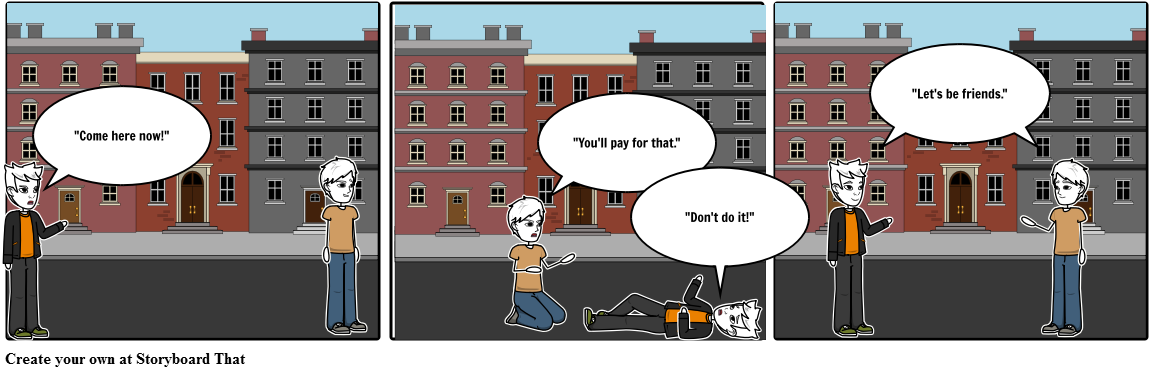 Fight - Storyboard (1164x385), Png Download
