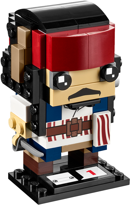 Lego Malaysia Brickheadz Captain Jack Sparrow - Lego Brickheadz Jack Sparrow (1000x750), Png Download
