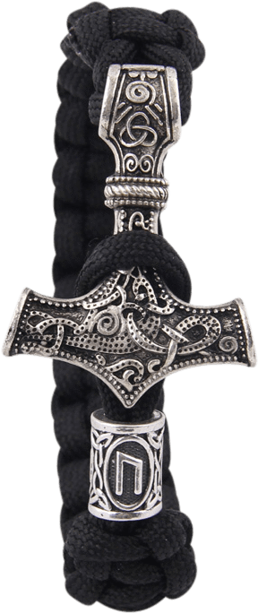 Mjolnir Runic Bracelet - Mjölnir (800x800), Png Download