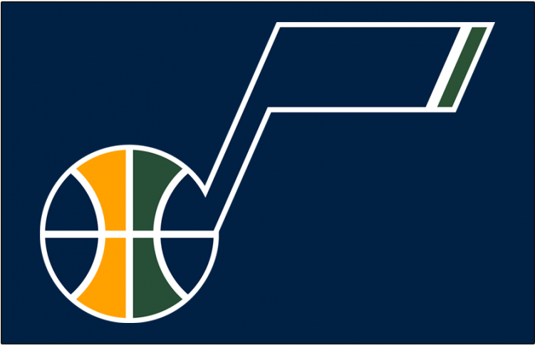 Utah Jazz Primary Logos Iron On Stickers And Peel-off - Utah Jazz Vs La Clippers (750x930), Png Download